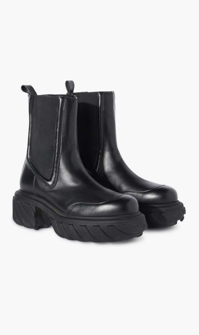 TRACTOR MOTOR CHELSEA BOOT BLACK BLACK