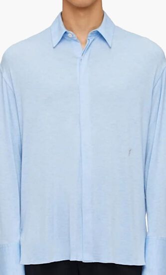SUSTVISCOSE JERSEY STRETCH SPORT SHIRT WITH LONG SLEEVES