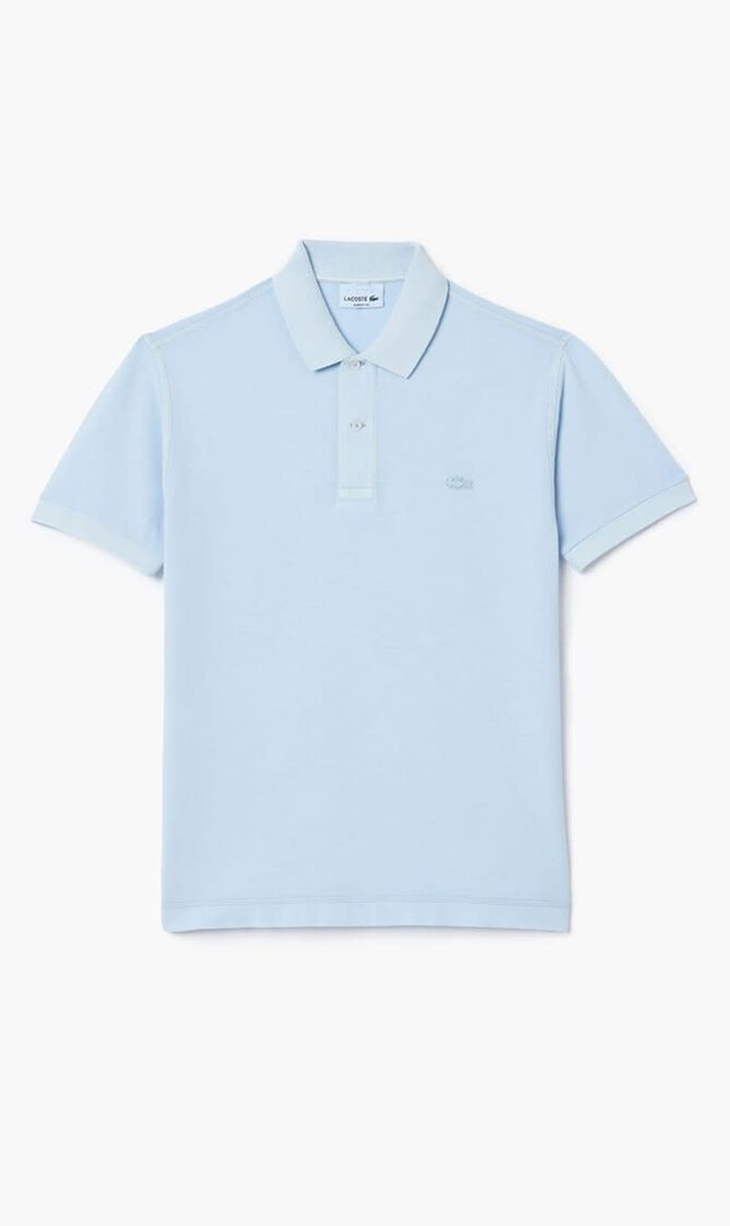 SHORT SLEEVED RIBBED COLLAR SHIRT