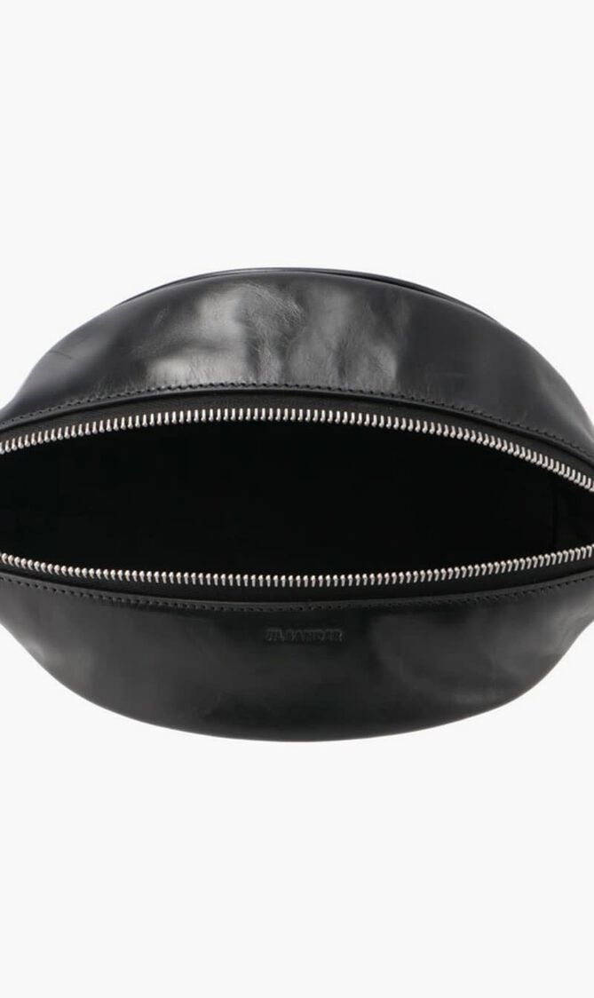 Logo Debossed Leather Belt Bag