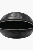 Logo Debossed Leather Belt Bag