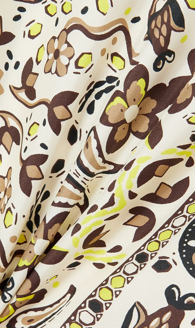 Silk Front Tshirt Dress