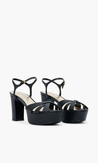 SANDALS SLING BACK BLACK 002