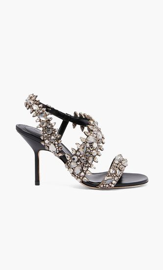 Embellished Motif Sandals