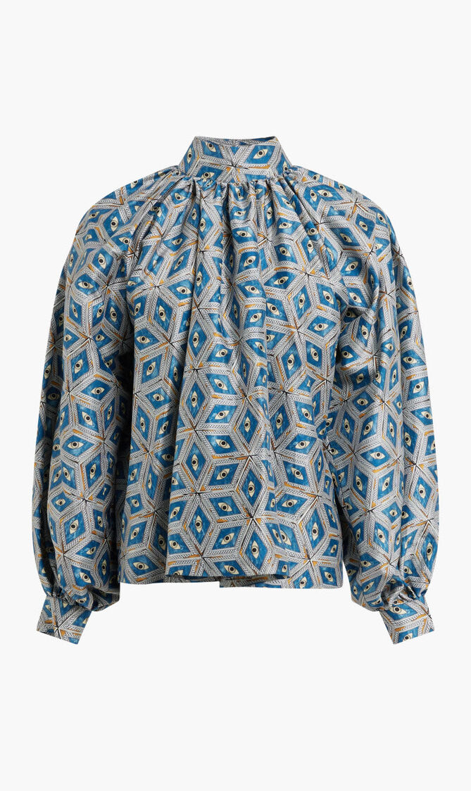OVERSIZED PUFF SLEEVE SHIRT