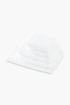 DGA ALL DECORS 5 PIECES BATH TOWELS SET WHITE