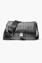 Jacquard Messenger Bag