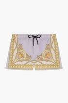 SWIM SHORTS NYLON GOLFO RECYCLED FABRIC HERITAGE PRINT