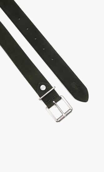 Stitched Edges Leather Belt
