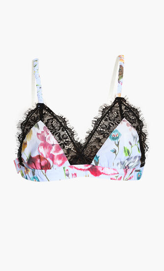 Floral Print Lace Cami Top
