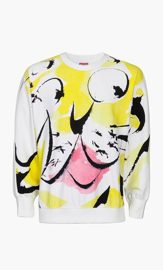 Seasonal Graphic Oversize Sweatshirt