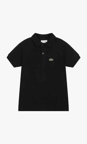 Regular Fit Ribbed Collar Polo