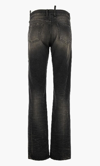 LONG PANTS DENIM DARK GREY AND SAND
