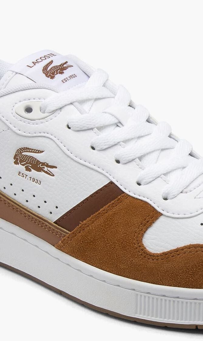 T-clip Set Leather Sneakers