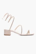 BEIGE SATIN/C.GOLDEN SHADOW STRASS