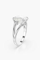 RE STILLA RING OCTAGON WHITE RHS 58 MM
