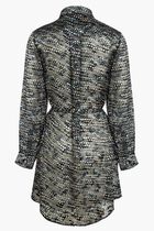 Pearl Silk Shirt Dress