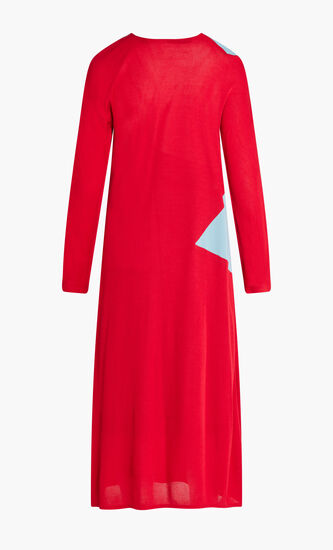 COLORBLOCK HONEYCOMB JERSEY DRESS