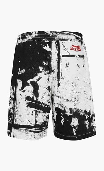 SHORTS ALLOVER FOLD PRT ON LOO
