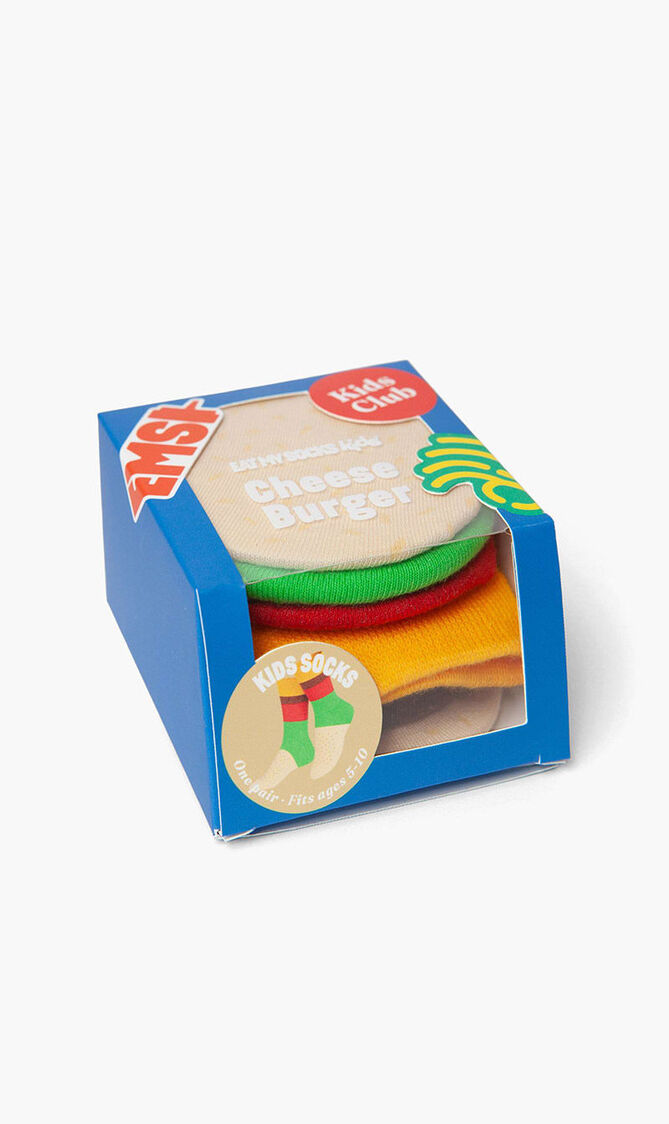 EMS SOCKS KIDS CHEESEBURGER