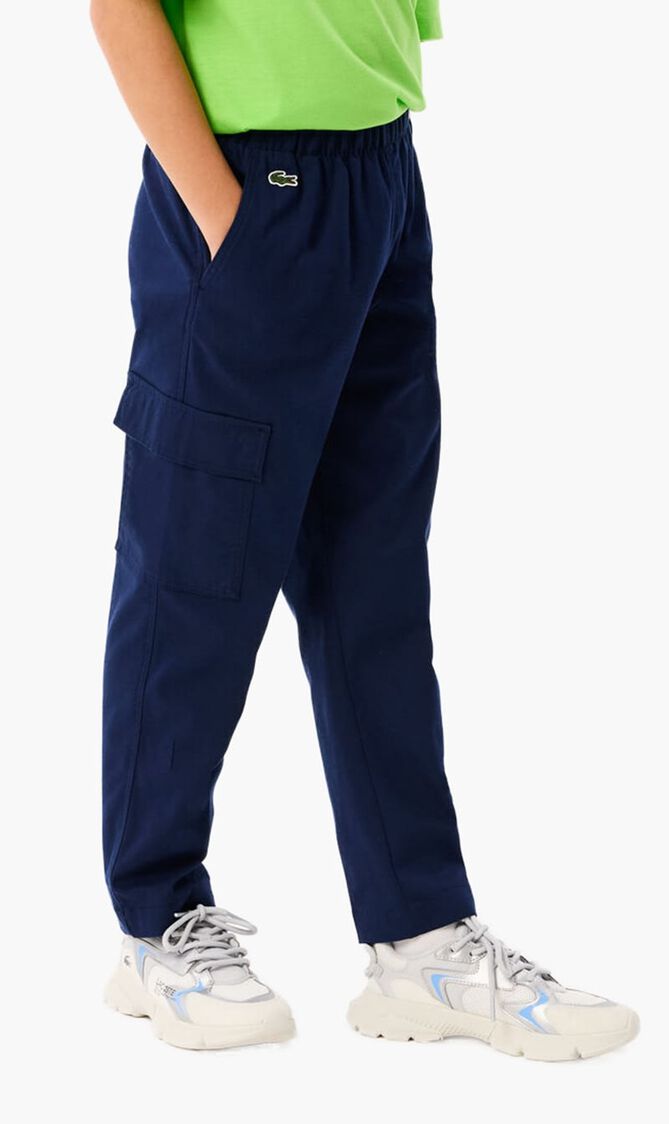 Lightweight Cotton Gabardine Cargo Pants