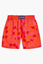 Abstract Turtle Leopard Swim Shorts