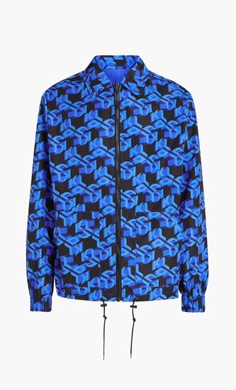 KLJ REVERSIBLE MONOGRAM JACKET