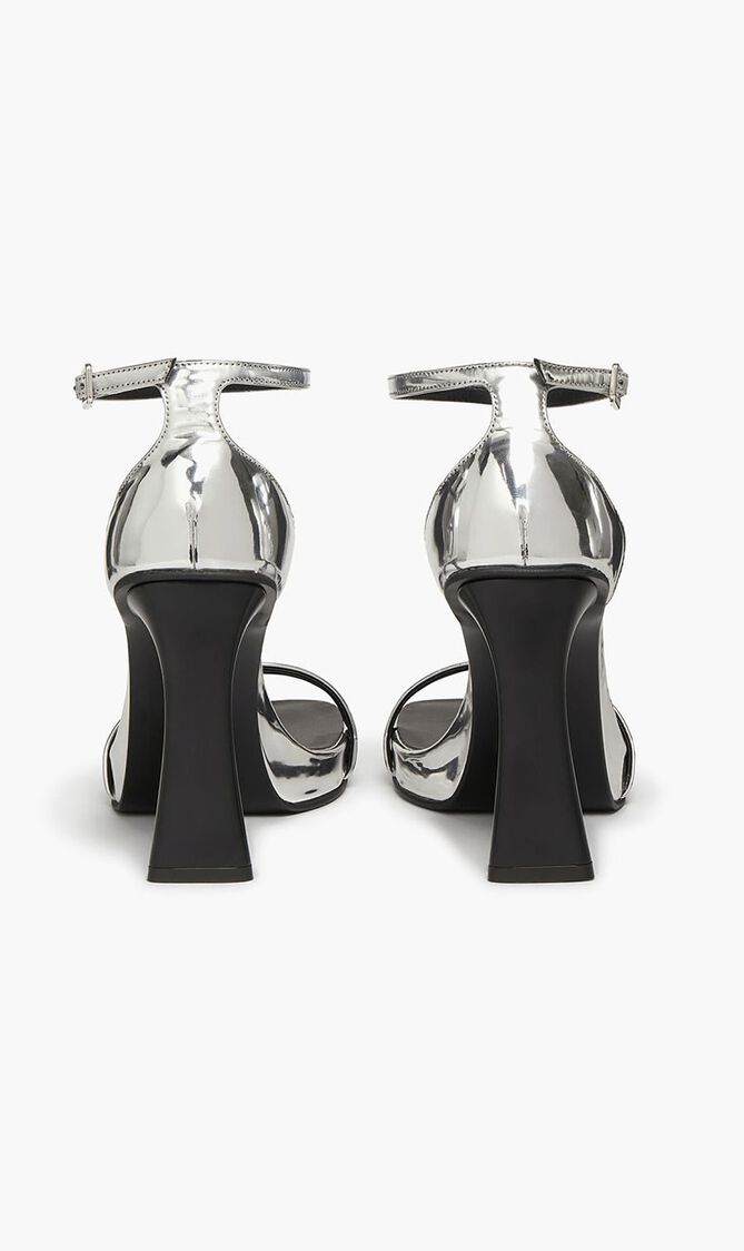Elsa Mirrored Heeled Sandals