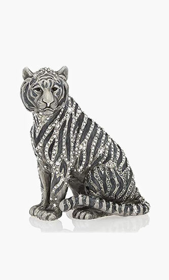 Platinum Tiger Figurine