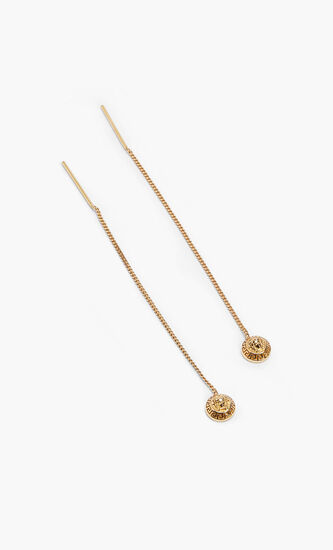 EARRINGS CROP TRIBUTE MEDUSA COIN