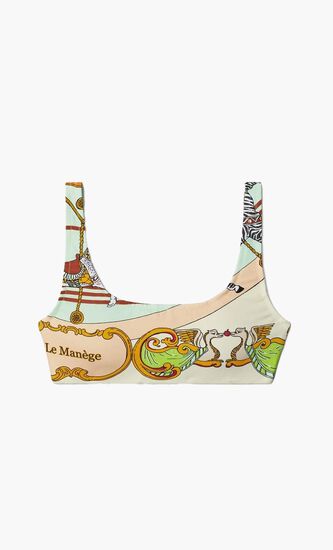 TORY SPORT WEIGHTLESS PRINTED SCOOP BRA