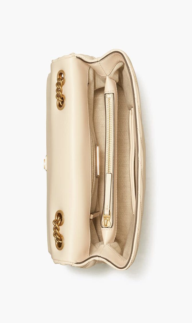 KIRA CHEVRON CONVERTIBLE SHOULDER BAG