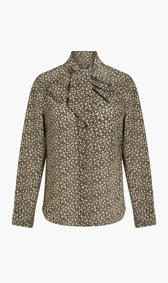 DITSY FLORAL BOW BLOUSE