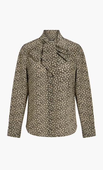 DITSY FLORAL BOW BLOUSE