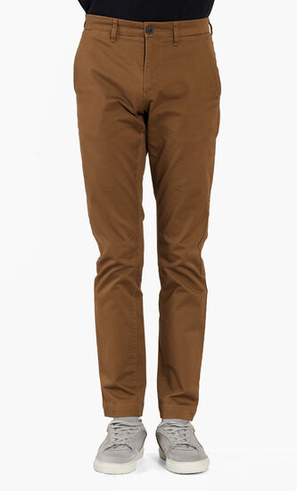 Slim Fit Cotton Chino Pants