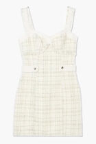 Clarissa Metallic Tweed Dress