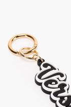 KEYRING OUTLINE VERSACE LOGO SILICONE