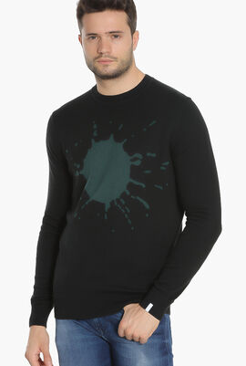 Lacoste Live Paint Splatter Sweater
