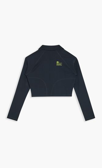 Ribbed Collar Shirt