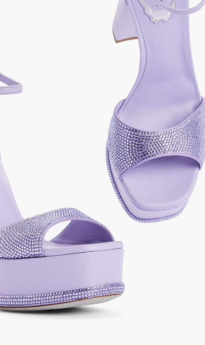 Satin Platform Heels