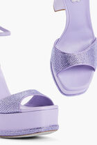 Satin Platform Heels