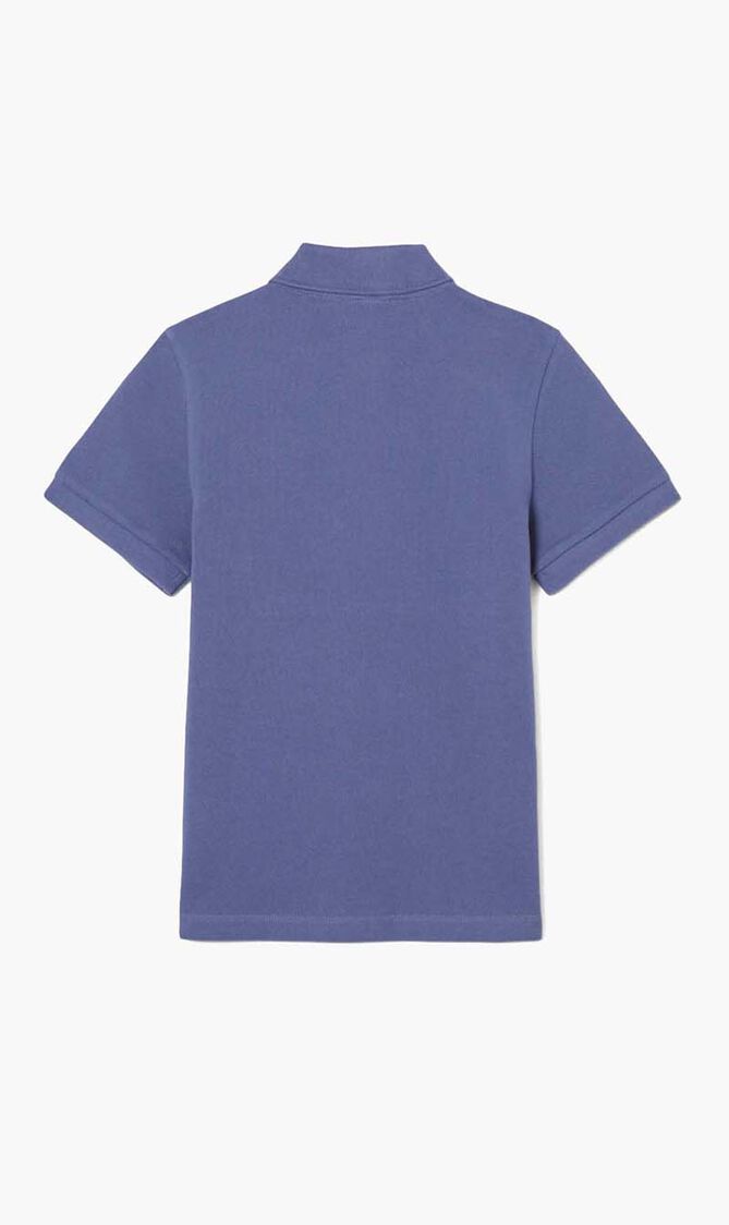 Embroidery Accent Petit Pique Polo Shirt