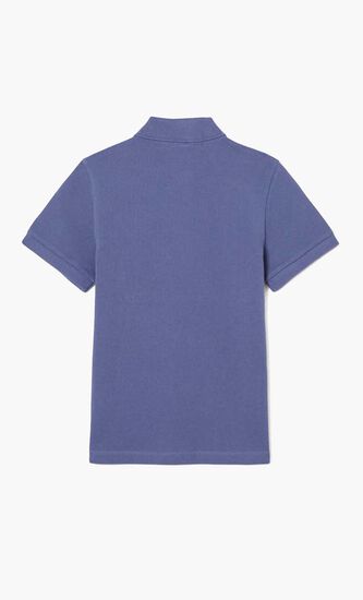Embroidery Accent Petit Pique Polo Shirt