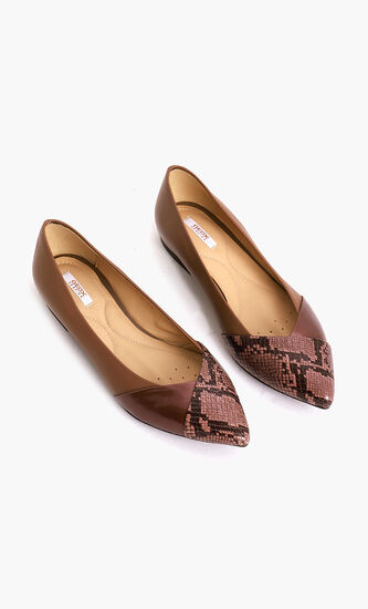 Rhosyn Leather Flats