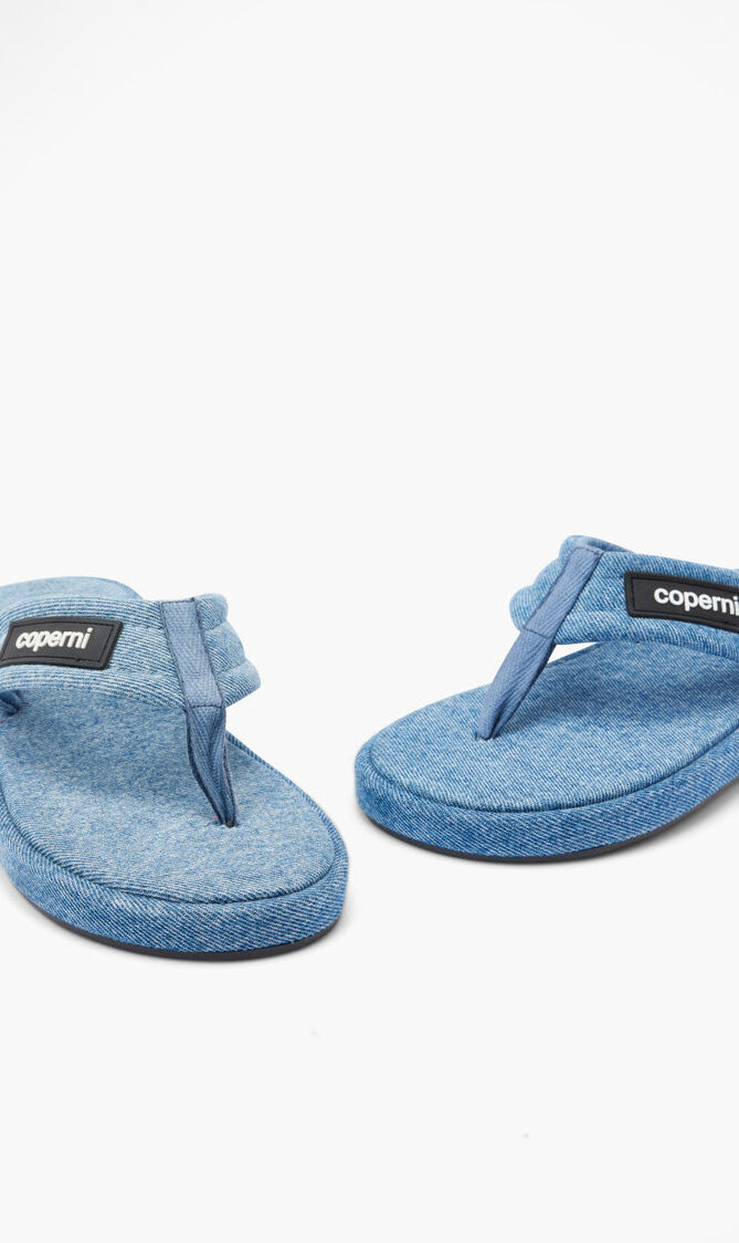 DENIM BRANDED FLIP FLOP