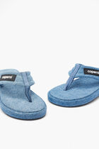 DENIM BRANDED FLIP FLOP