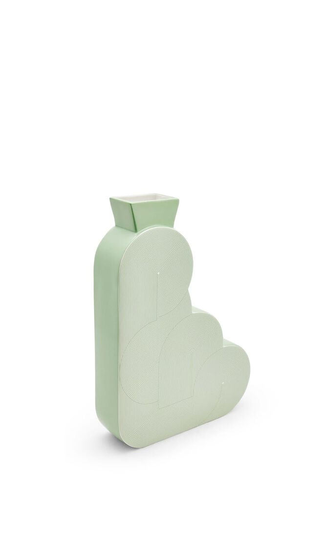 JNR POMPIDOU CORNER VASE - CELADON