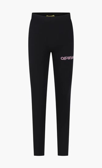 BIG BOOKISH LEGGING BLACK FUCHSIA