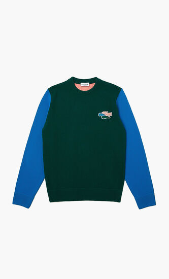 Colorblock Logo Jumper