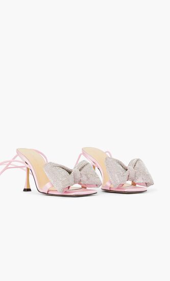 NICOLE PUFFED BOW SANDALS